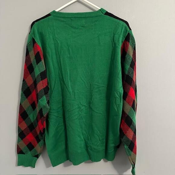 You Look Ugly Today Christmas Sweater What The Elf Reindeer Funny Ugly Xmas Sz L - Picture 3 of 7